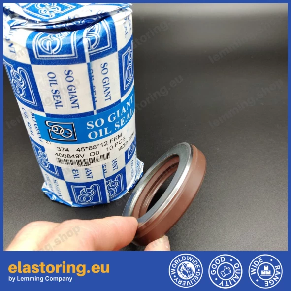 Pressure oil seal 45x68x12 TCN1 FPM